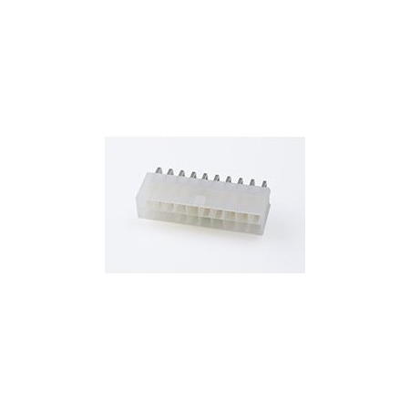 Molex MiniFit Jr RA DR /Pegs 30Au V-2 20Ckt 39-30-1201
